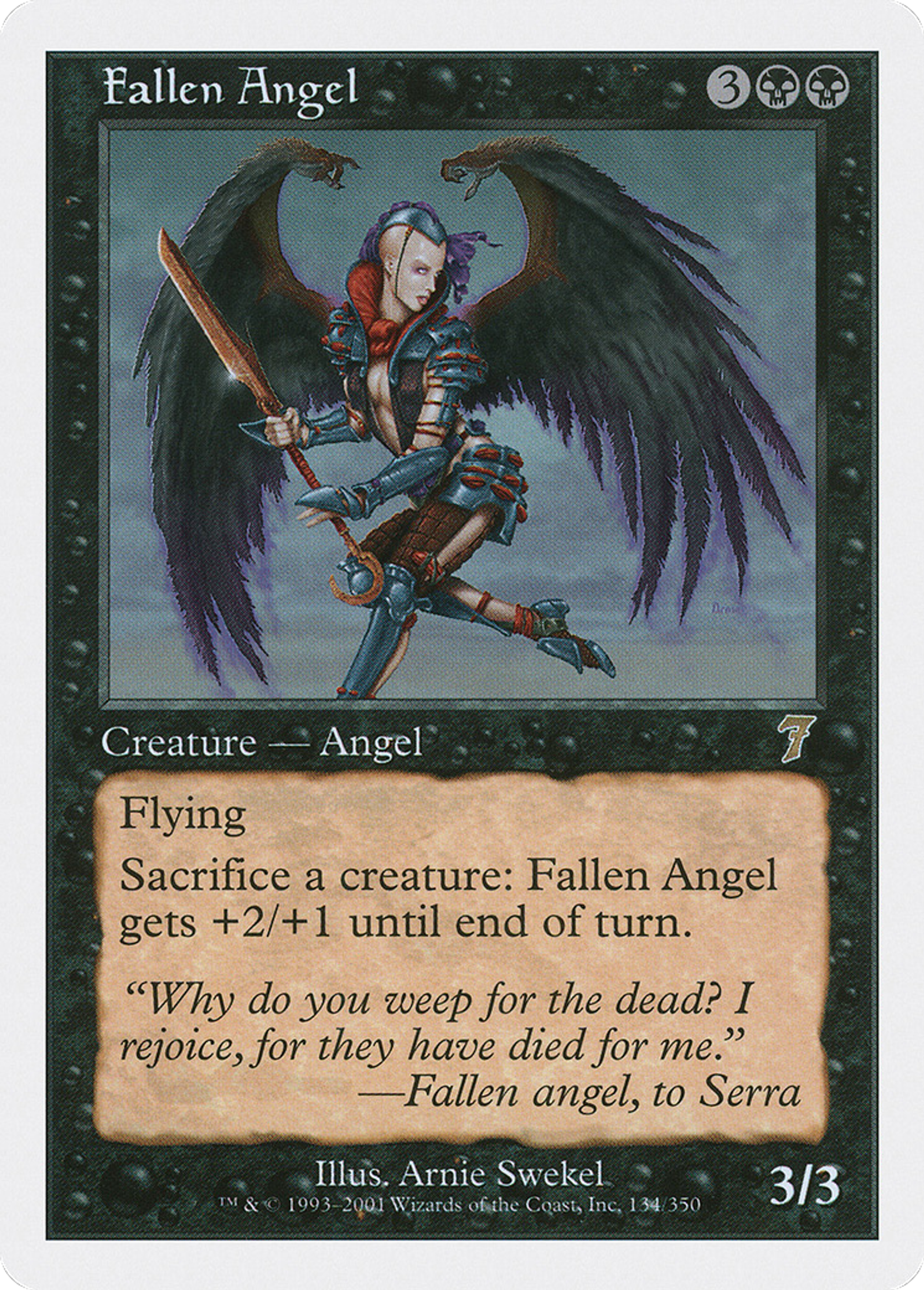 Ange déchue — Seventh Edition — Magic: The Gathering