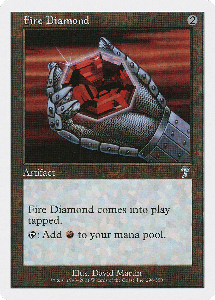 Fire Diamond — Seventh Edition — Magic: The Gathering
