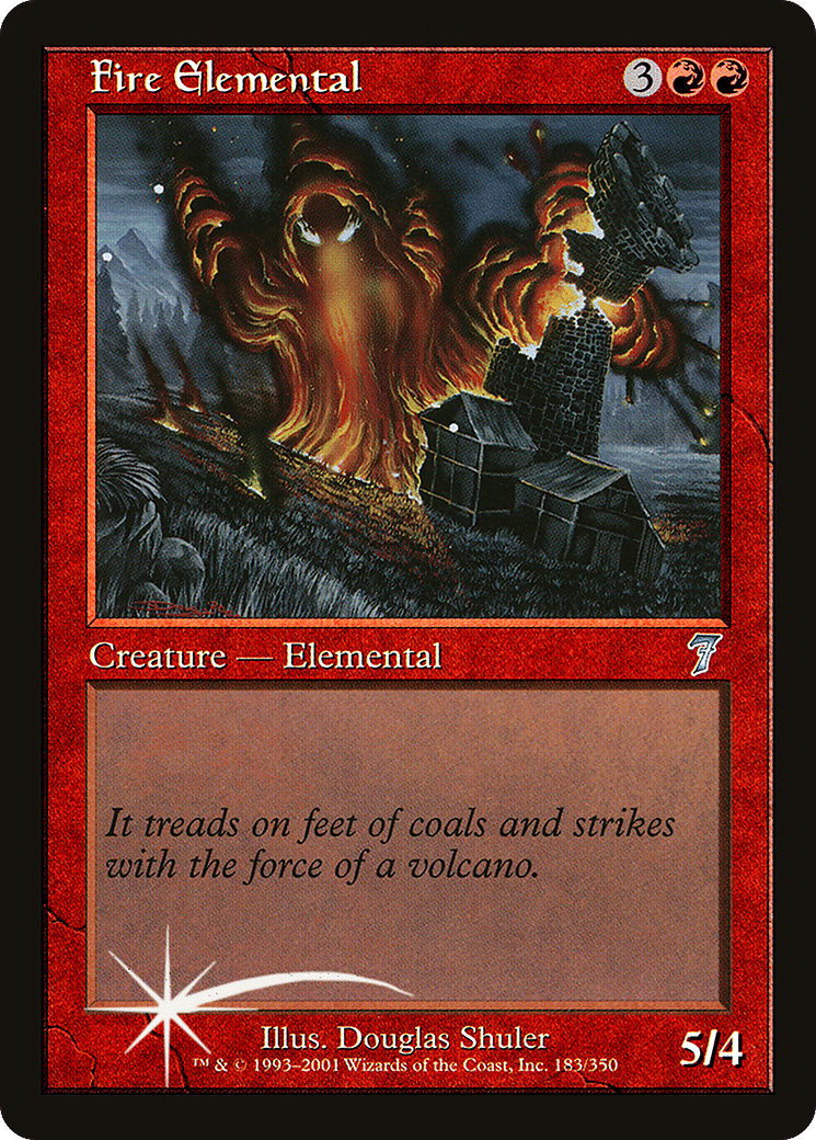 Fire Elemental — Seventh Edition — Magic: The Gathering