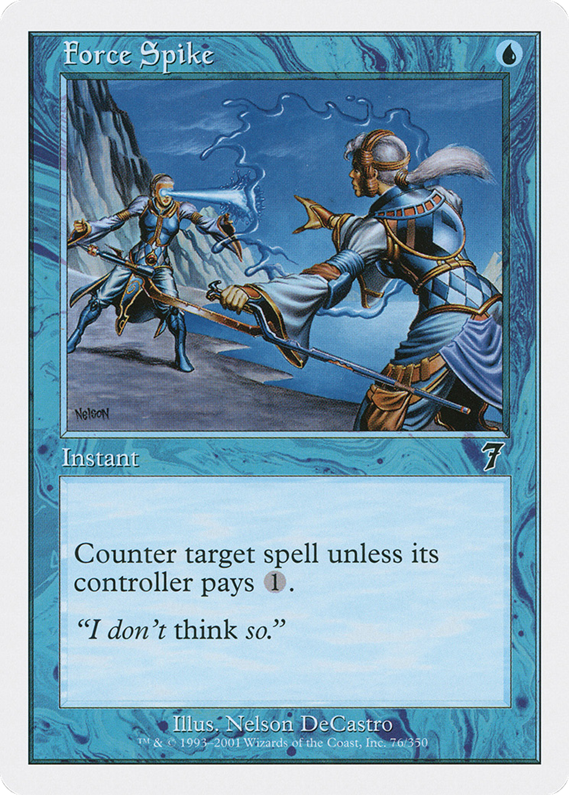 Force Spike — Seventh Edition — Magic: The Gathering