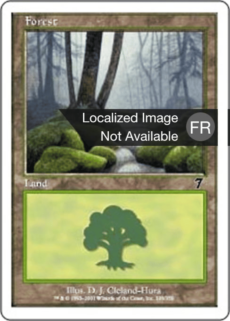 Forêt — Seventh Edition — Magic: The Gathering