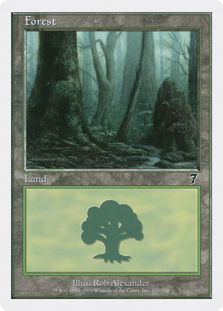 Forest — Seventh Edition — Magic: The Gathering