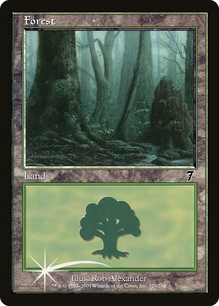 Forêt — Seventh Edition — Magic: The Gathering