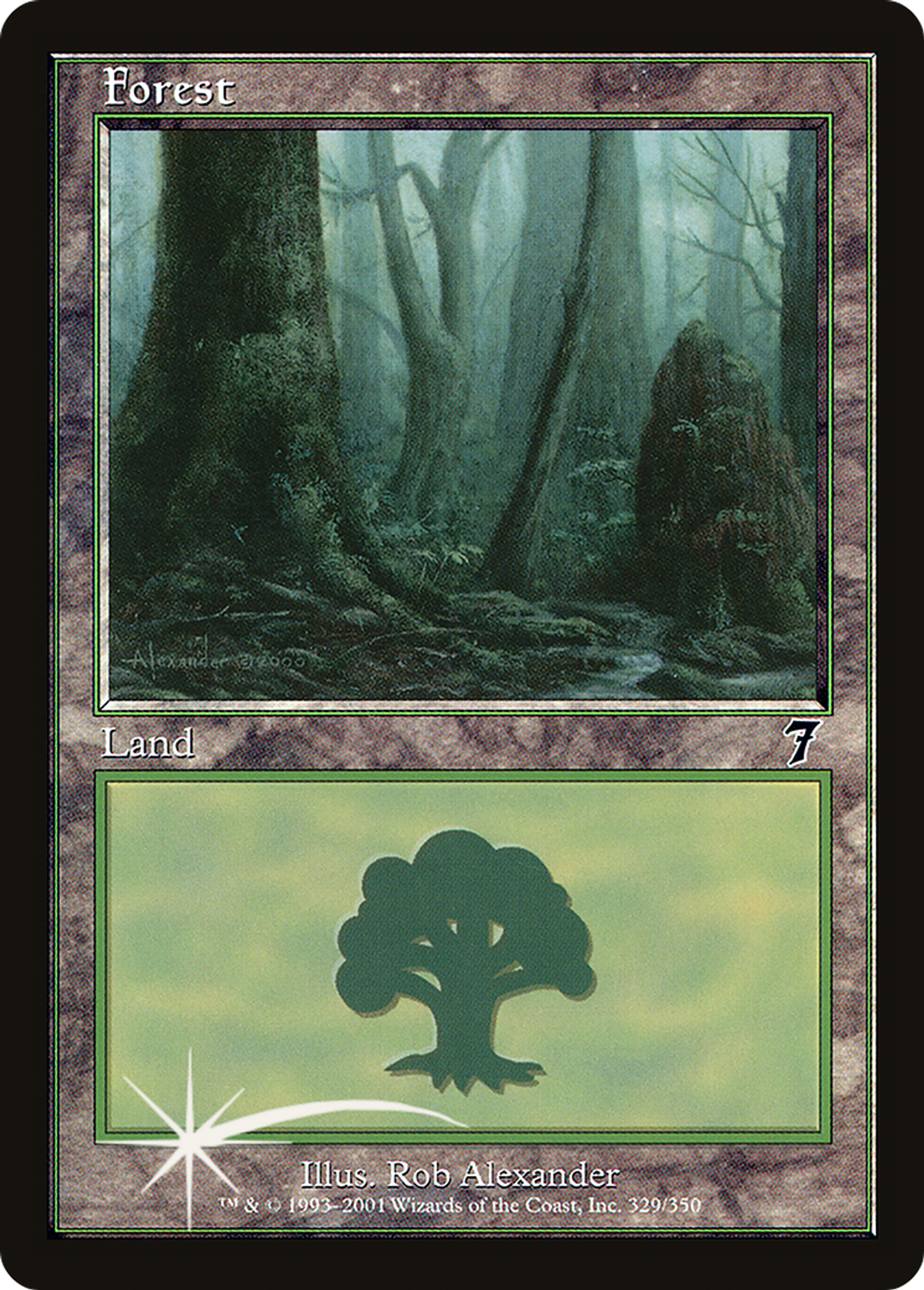 Forêt — Seventh Edition — Magic: The Gathering