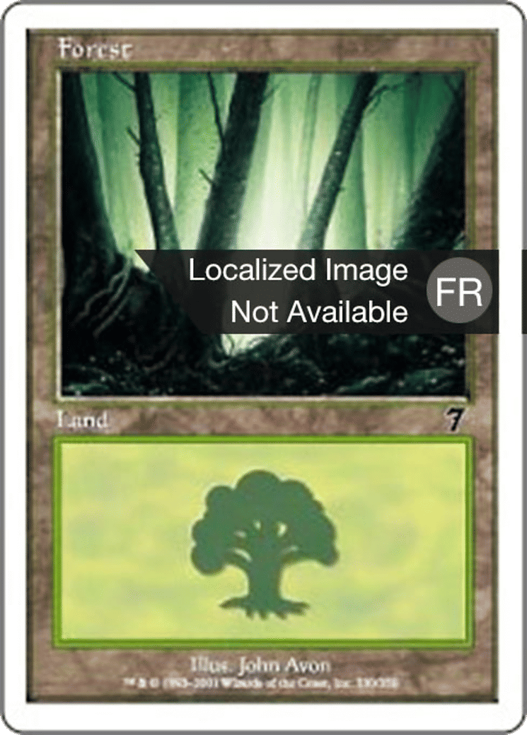 Forêt — Seventh Edition — Magic: The Gathering