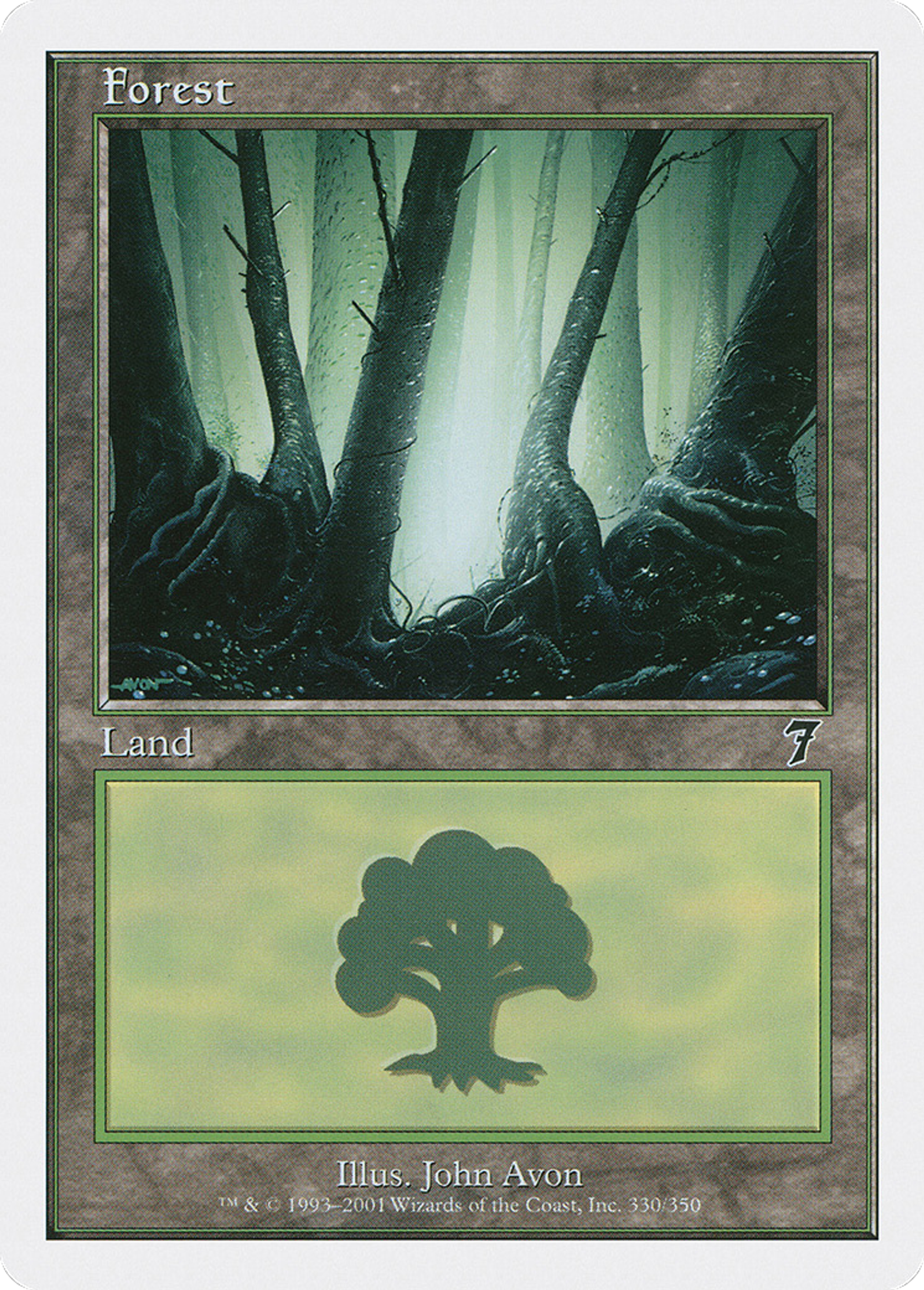 Forêt — Seventh Edition — Magic: The Gathering