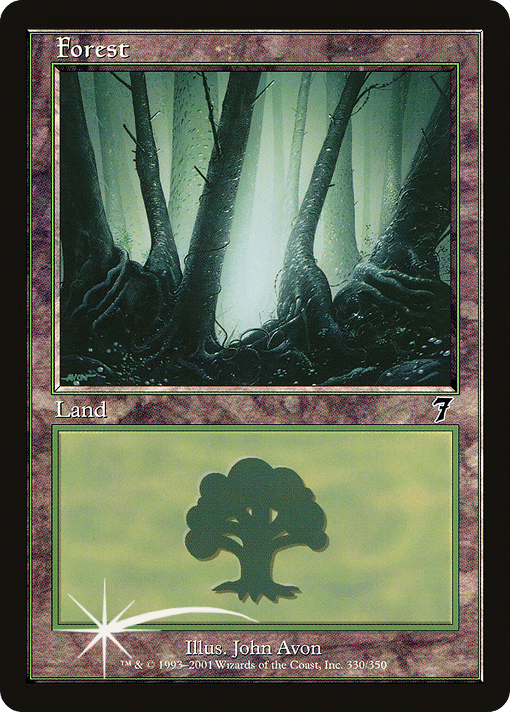 Forêt — Seventh Edition — Magic: The Gathering