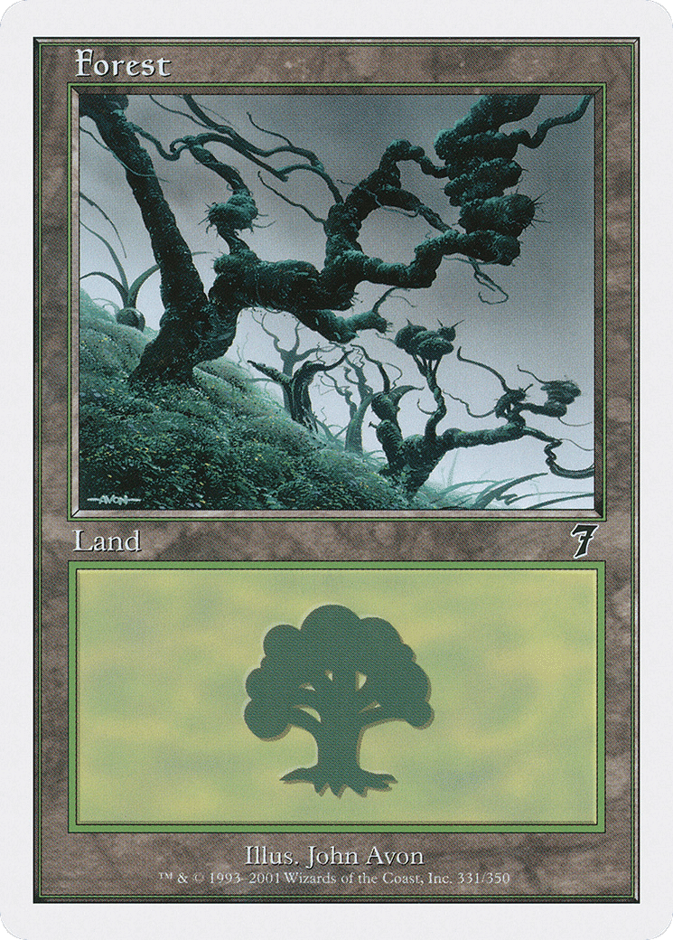 Forest — Seventh Edition — Magic: The Gathering