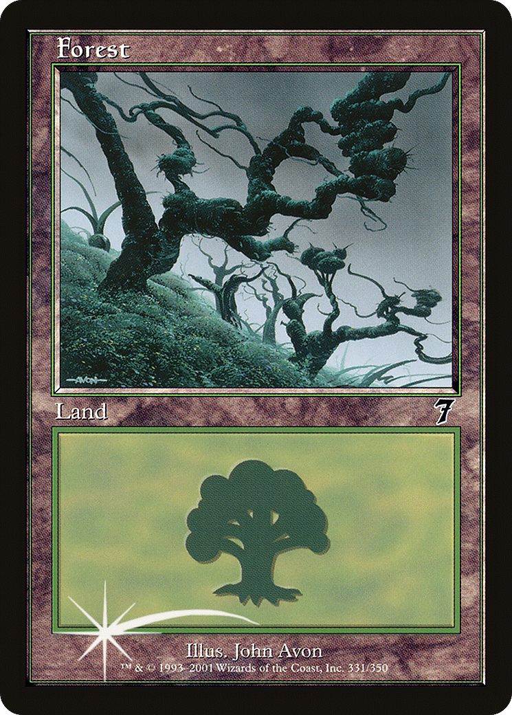 Forêt — Seventh Edition — Magic: The Gathering