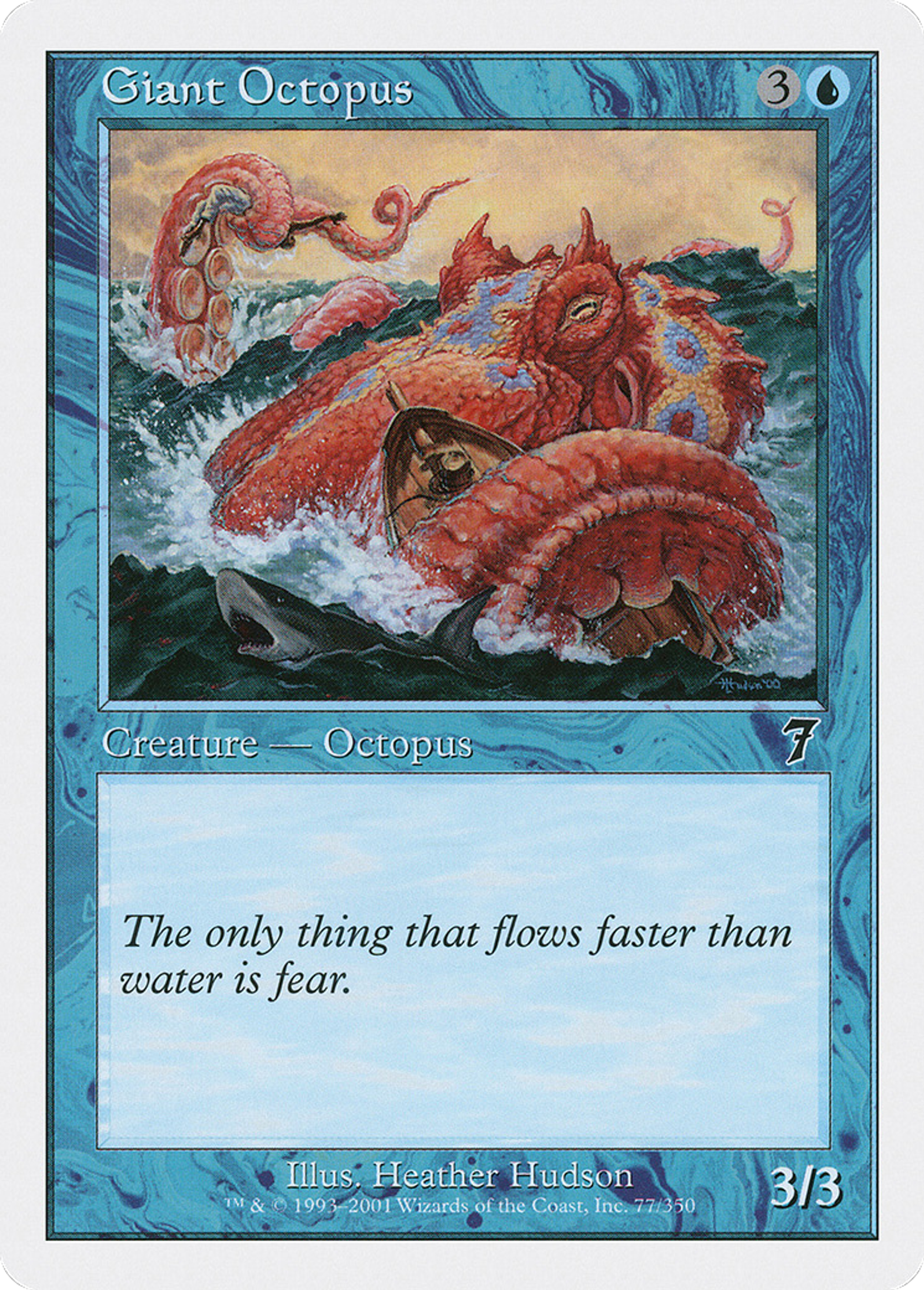 Pieuvre géante — Seventh Edition — Magic: The Gathering