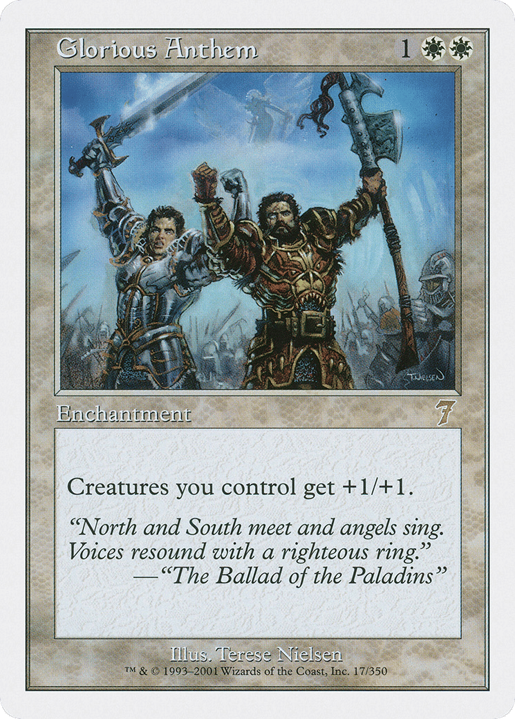 Glorious Anthem — Seventh Edition — Magic: The Gathering