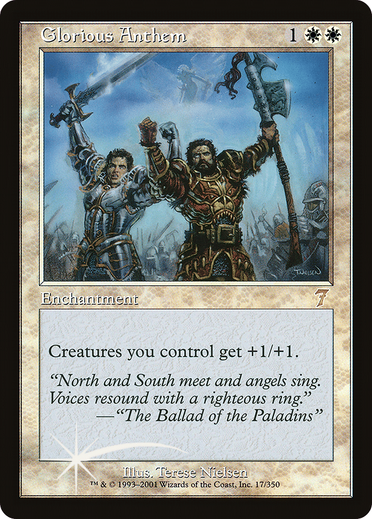 Glorious Anthem — Seventh Edition — Magic: The Gathering