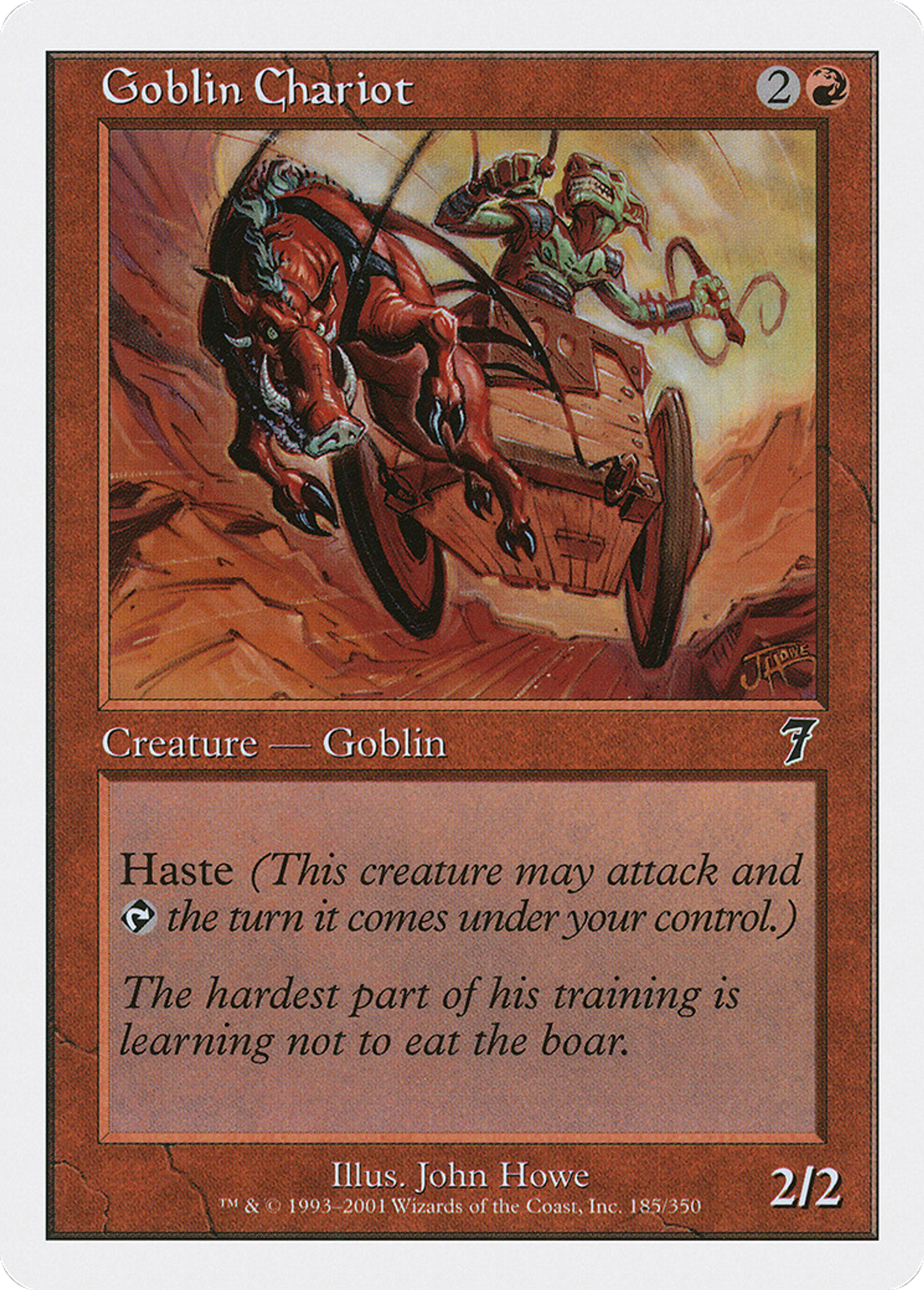 Goblin Chariot — Seventh Edition — Magic: The Gathering