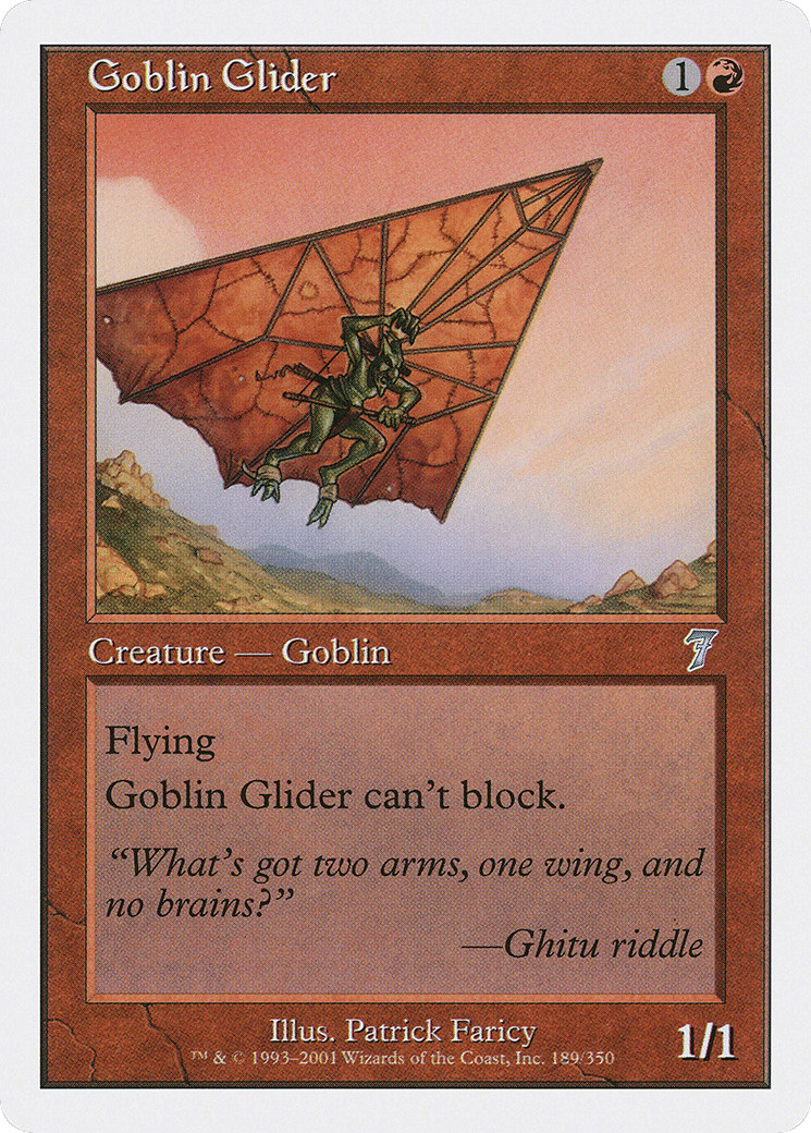 Goblin Glider — Seventh Edition — Magic: The Gathering