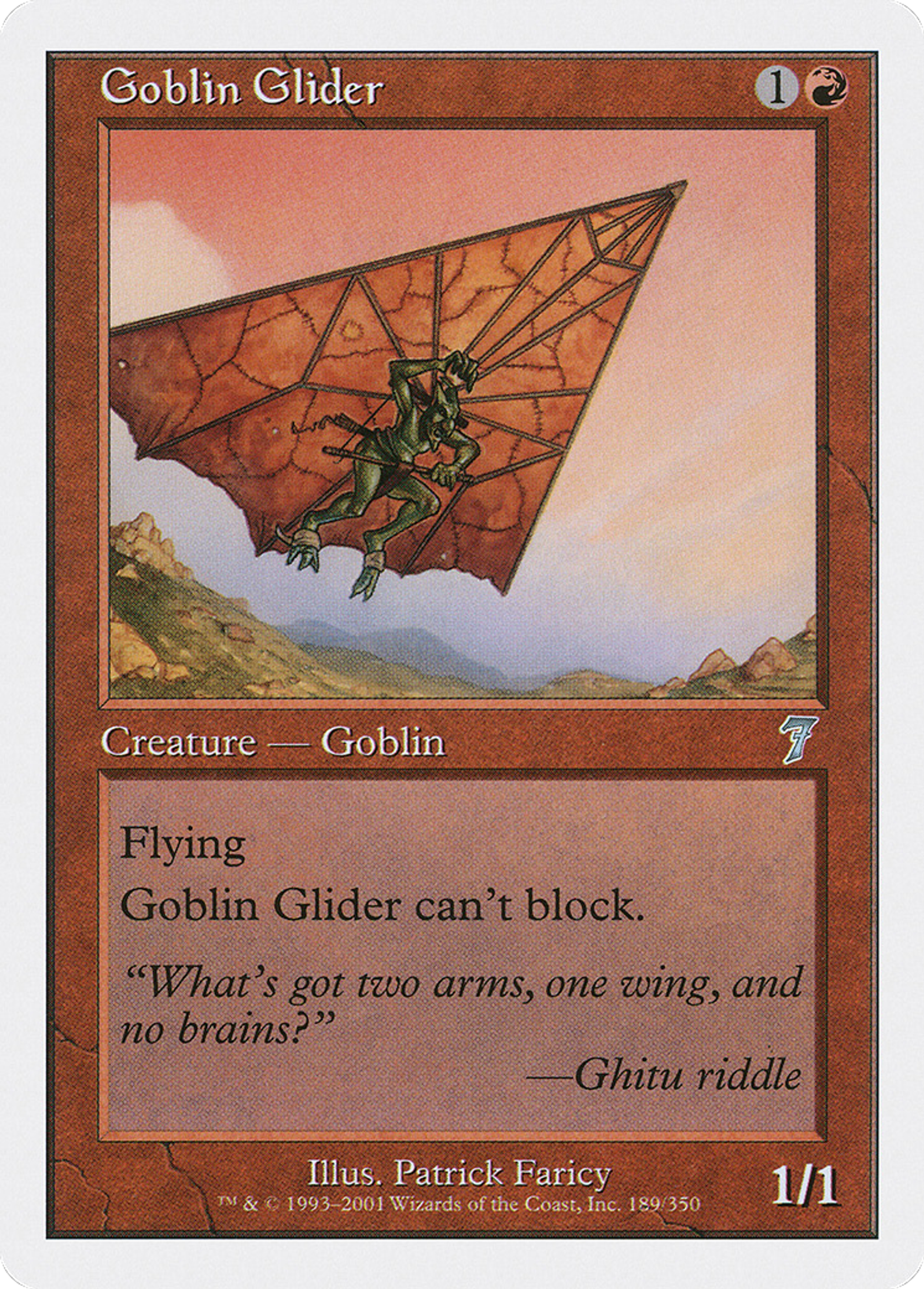 Planeur gobelin — Seventh Edition — Magic: The Gathering