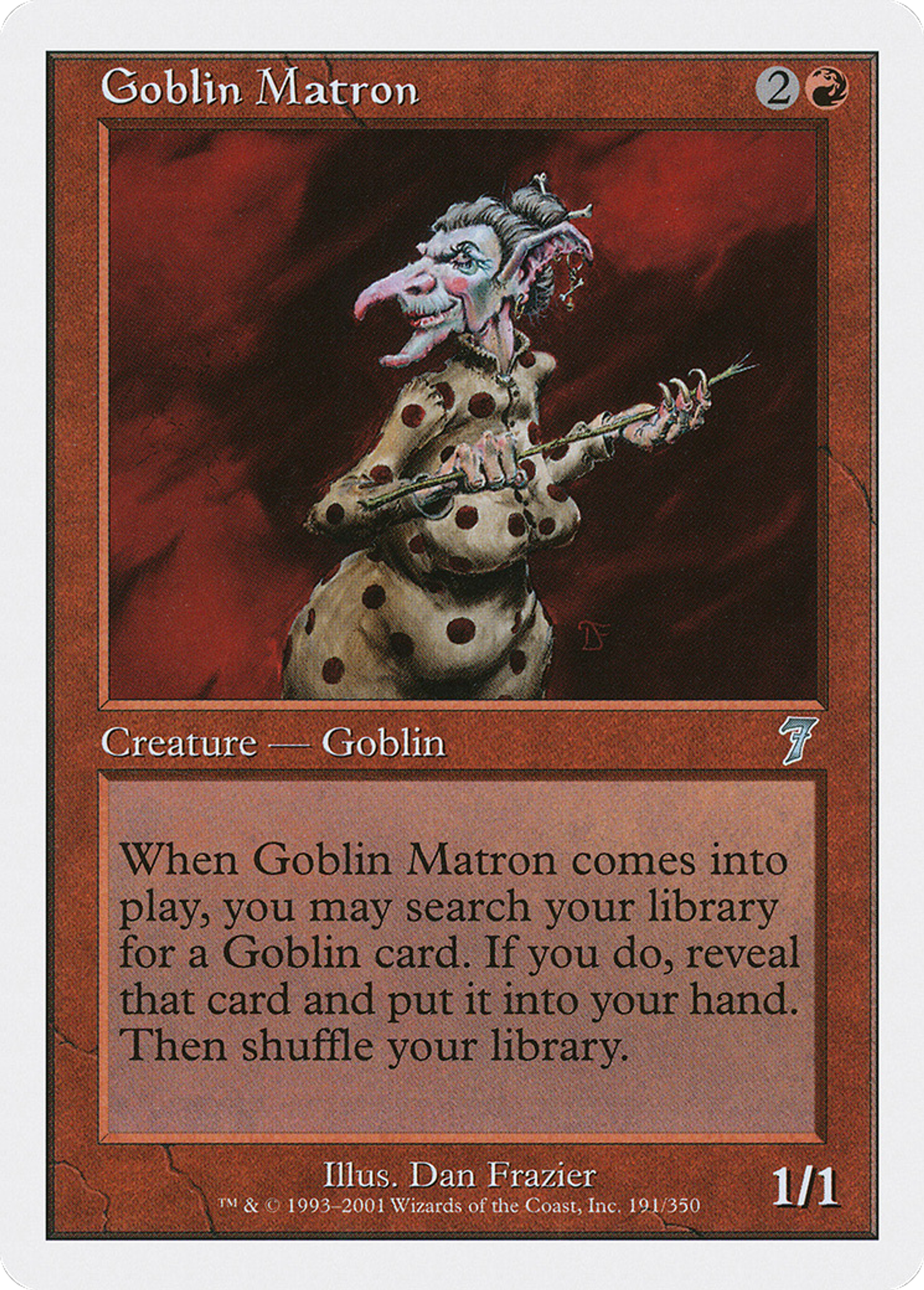 Matrone gobeline — Seventh Edition — Magic: The Gathering