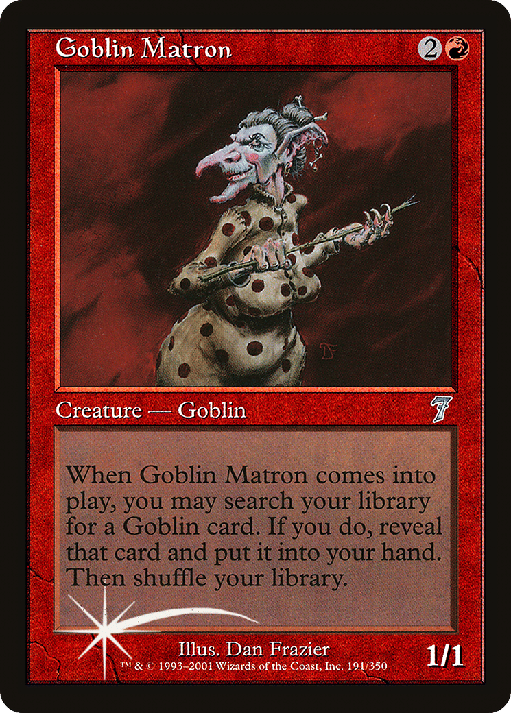 Goblin Matron — Seventh Edition — Magic: The Gathering