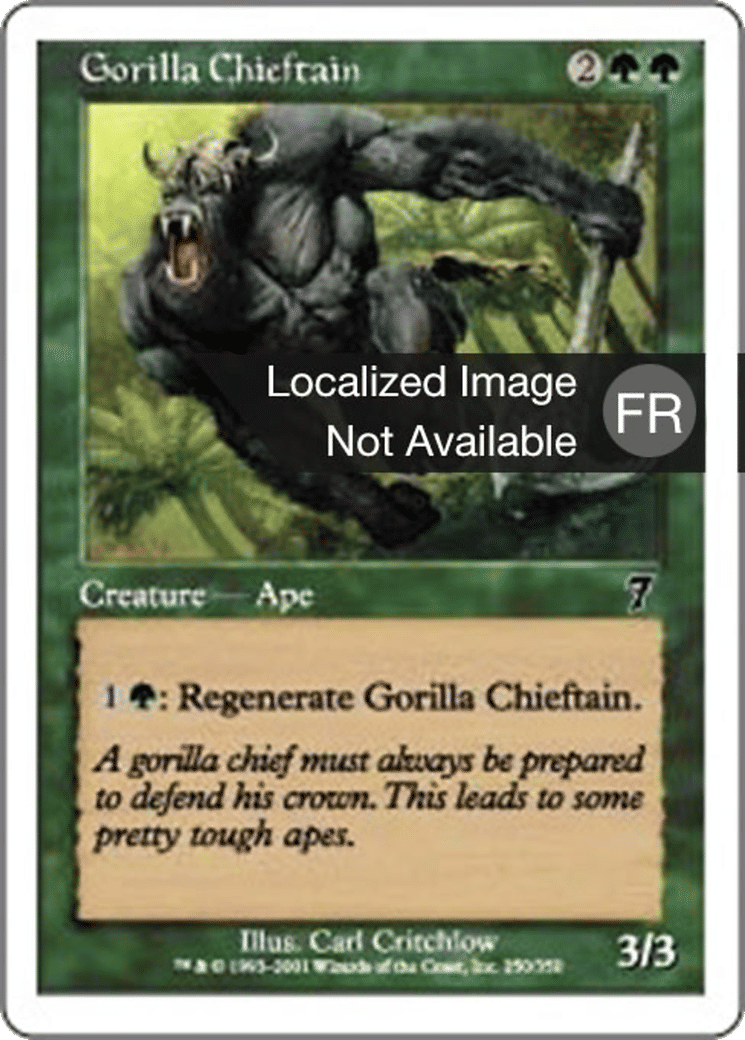 Chef de clan gorille — Seventh Edition — Magic: The Gathering