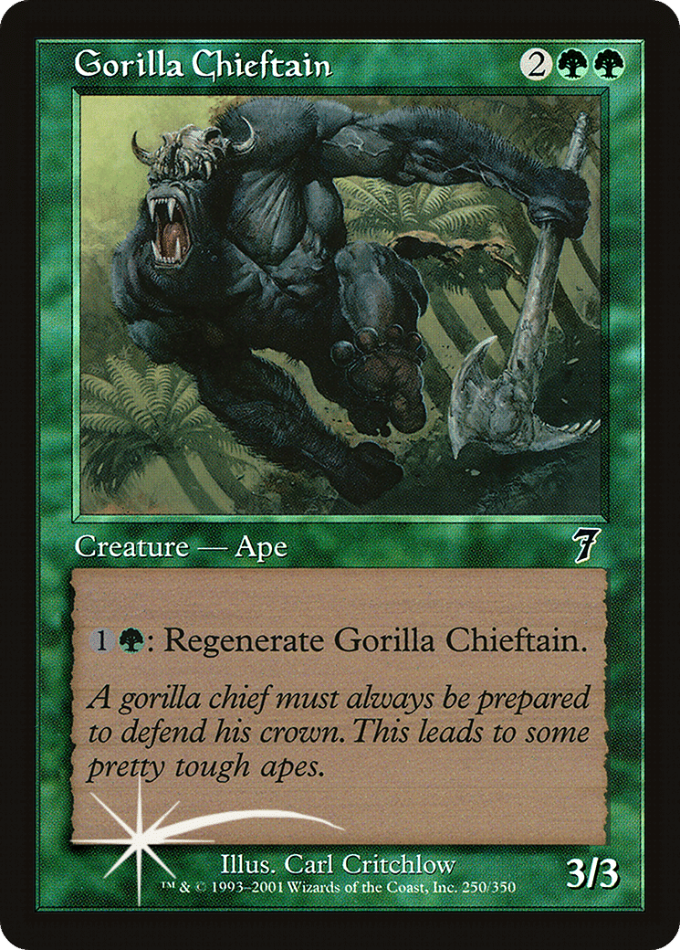 Gorilla Chieftain — Seventh Edition — Magic: The Gathering