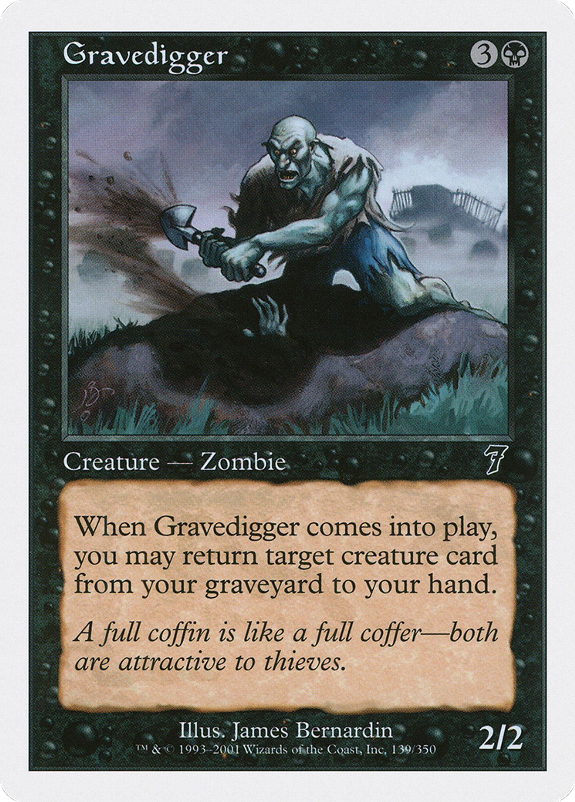 Gravedigger — Seventh Edition — Magic: The Gathering