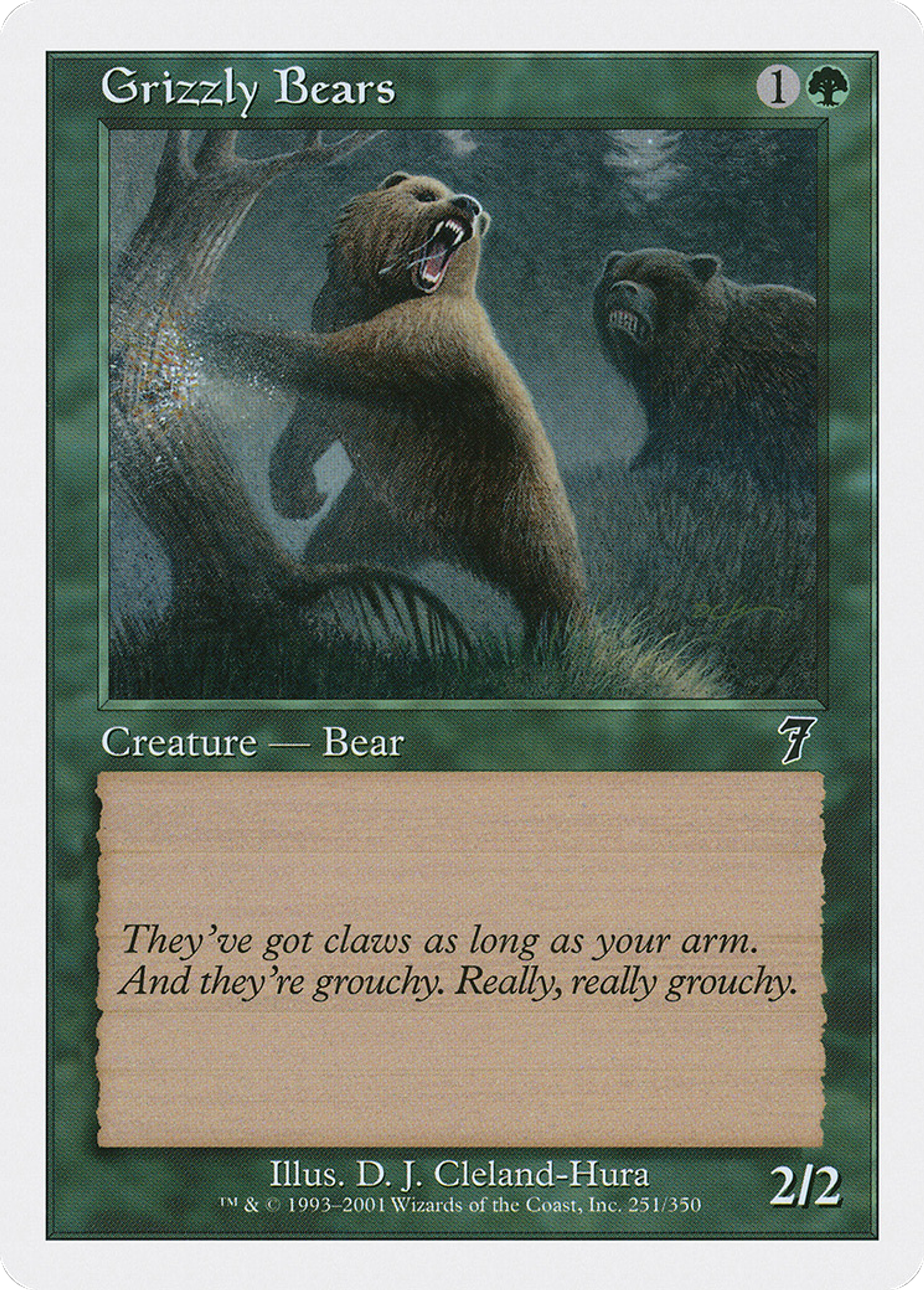 Grizzlis — Seventh Edition — Magic: The Gathering