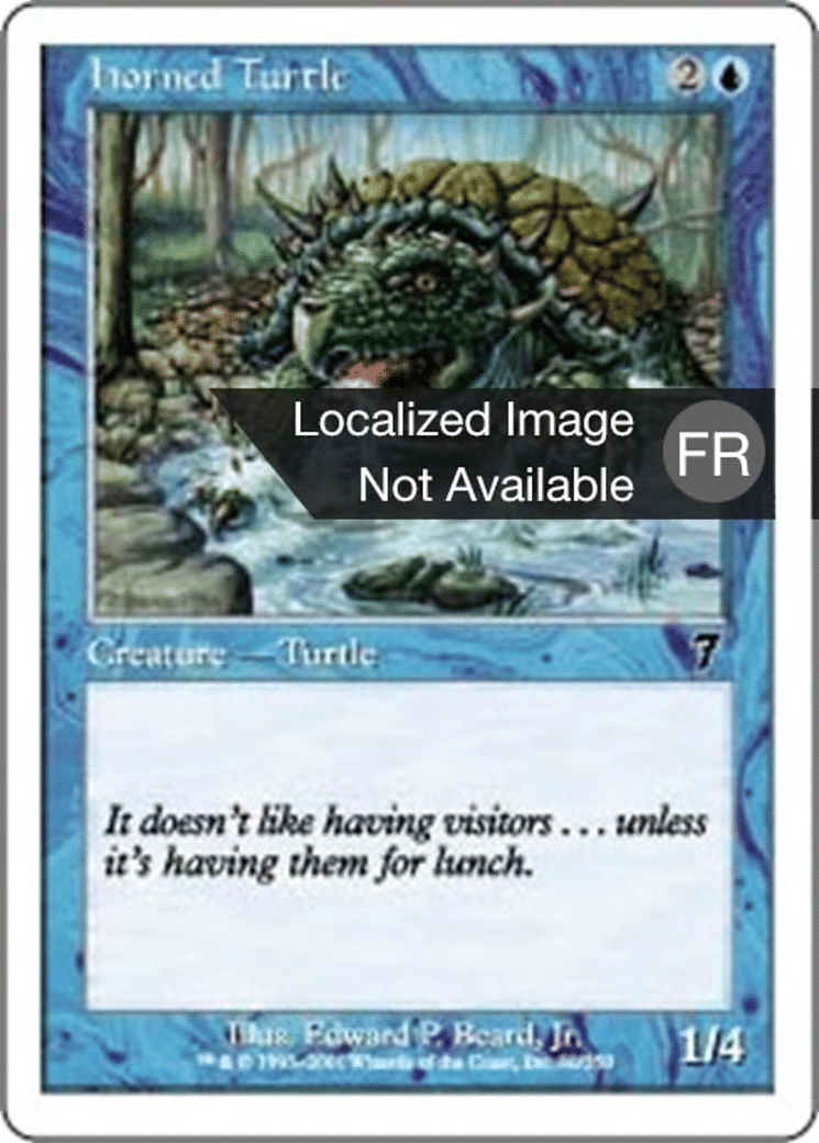 Tortue cornue — Seventh Edition — Magic: The Gathering