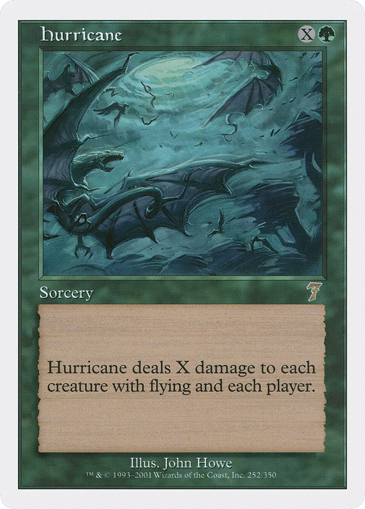 Hurricane — Seventh Edition — Magic: The Gathering