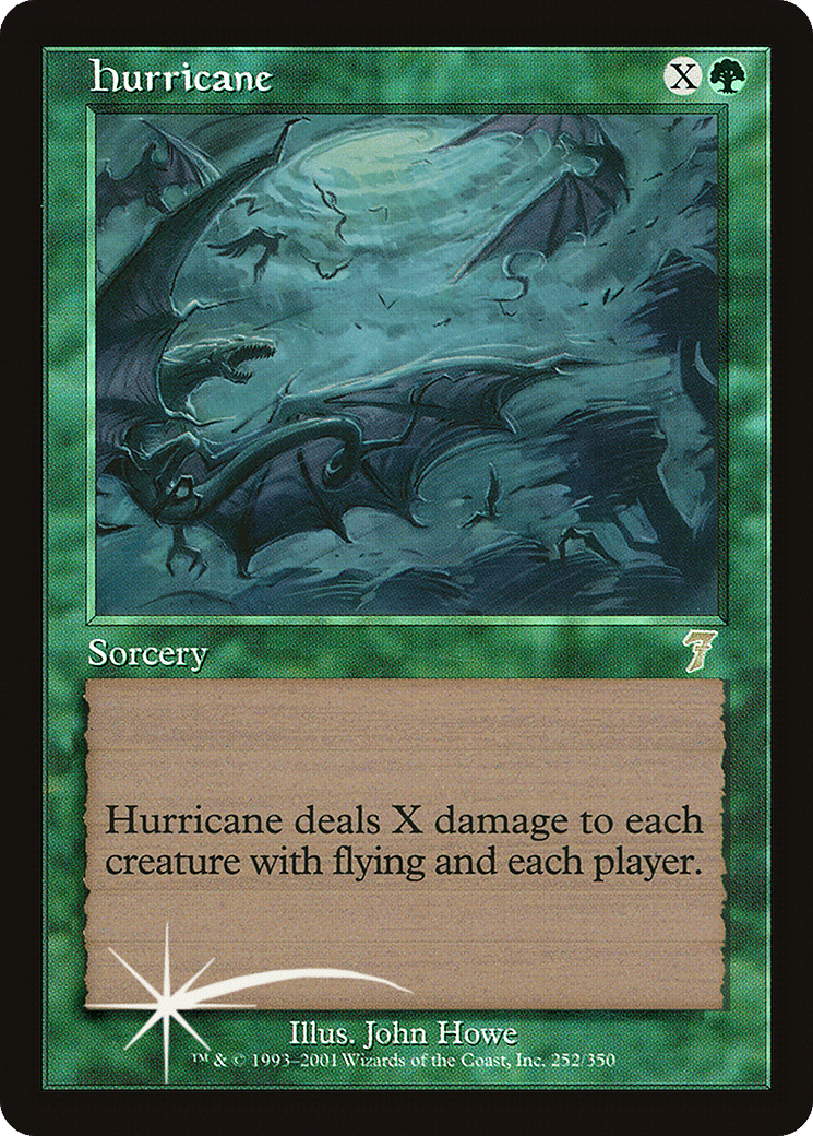 Hurricane — Seventh Edition — Magic: The Gathering
