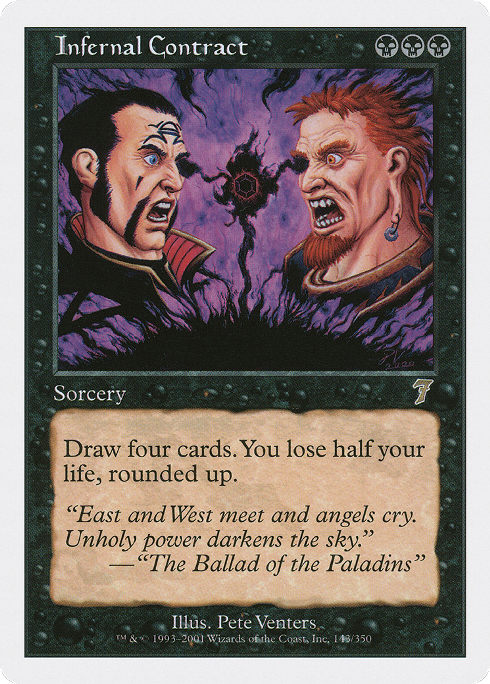 Infernal Contract — Seventh Edition — Magic: The Gathering