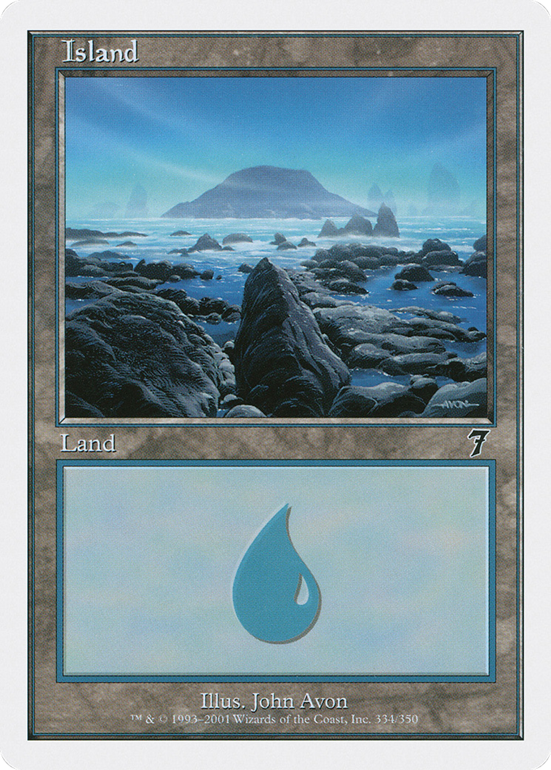 Island — Seventh Edition — Magic: The Gathering