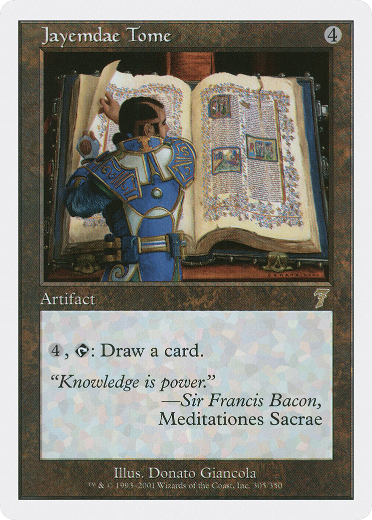 Jayemdae Tome — Seventh Edition — Magic: The Gathering