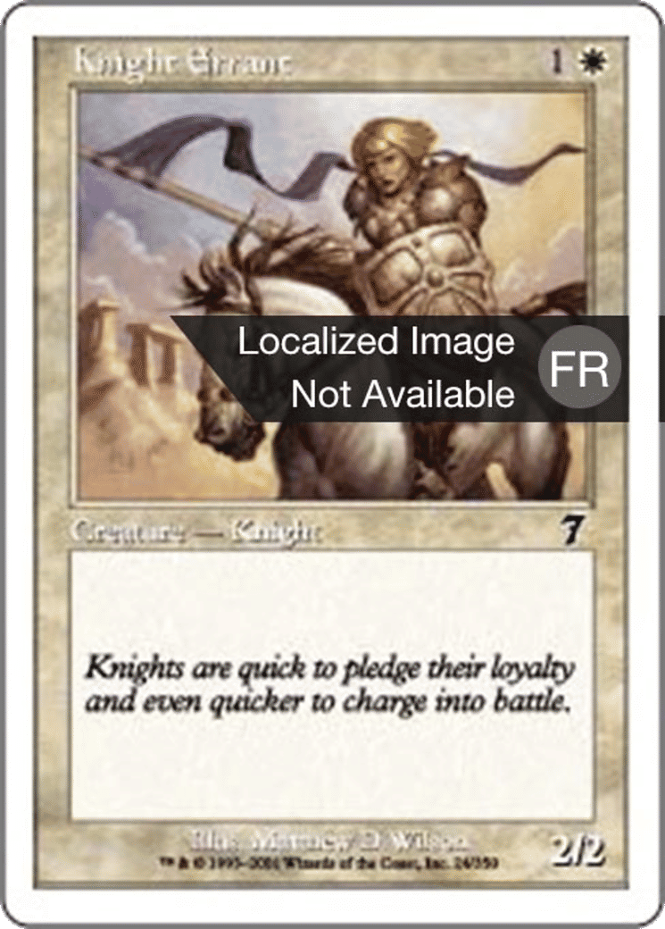 Chevalier errant — Seventh Edition — Magic: The Gathering