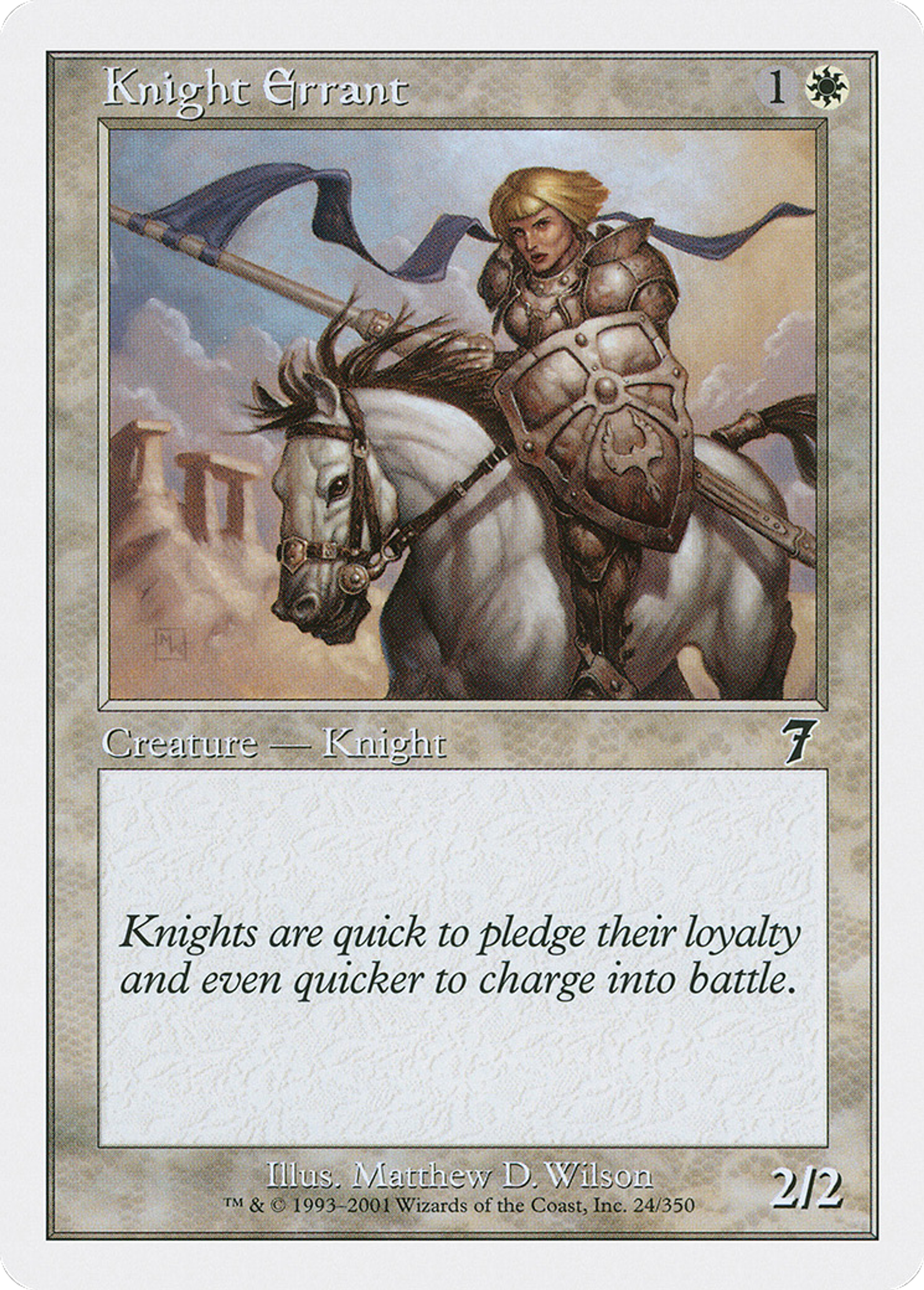 Chevalier errant — Seventh Edition — Magic: The Gathering