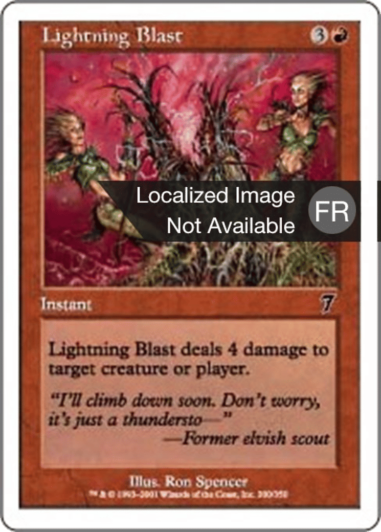 Salve d'éclair — Seventh Edition — Magic: The Gathering