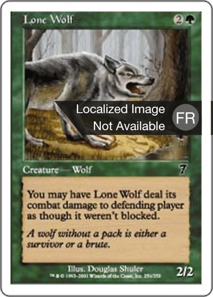 Loup solitaire — Seventh Edition — Magic: The Gathering