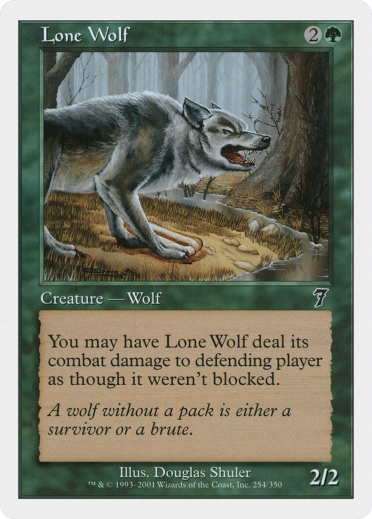 Lone Wolf — Seventh Edition — Magic: The Gathering