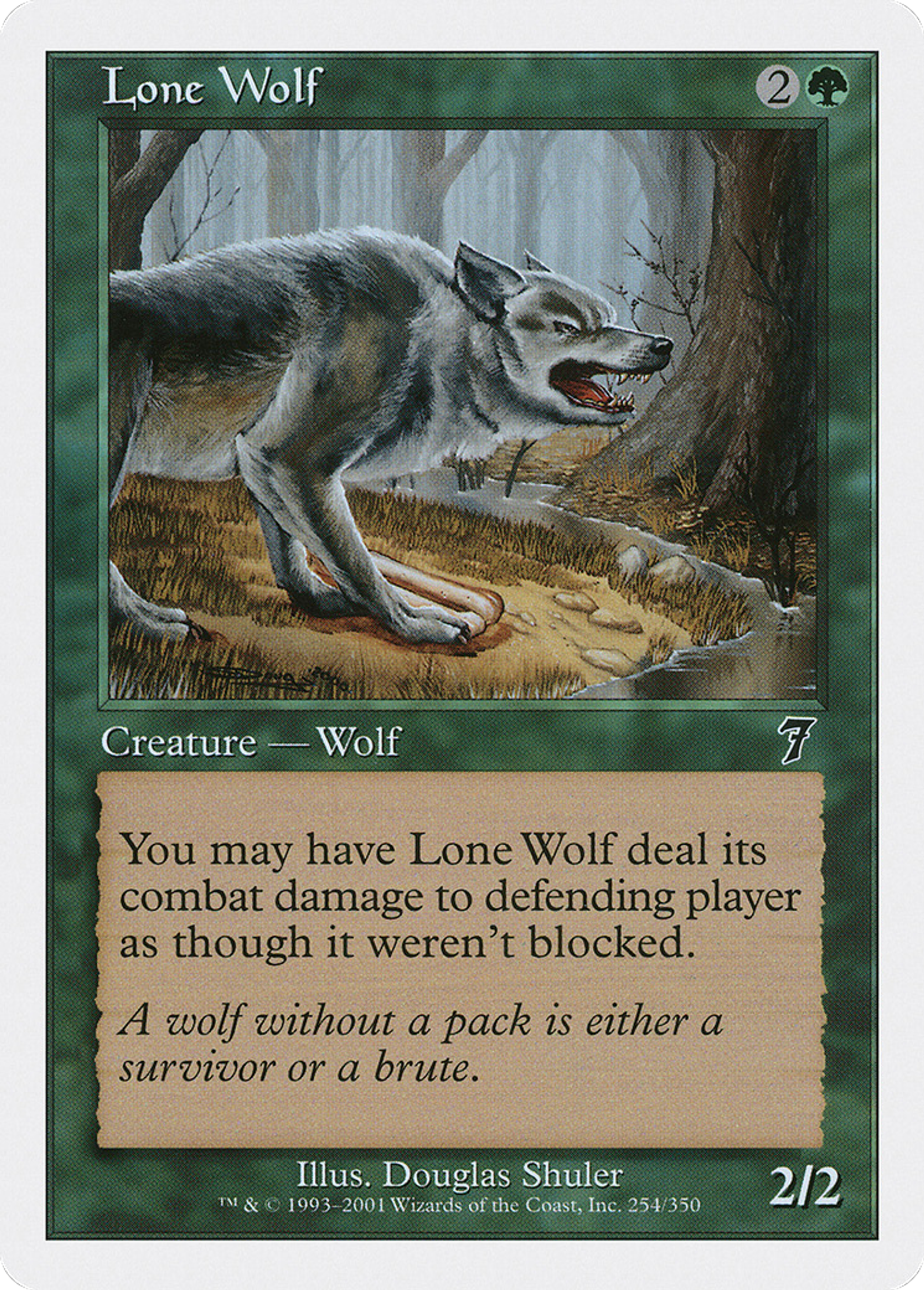 Lone Wolf — Seventh Edition — Magic: The Gathering