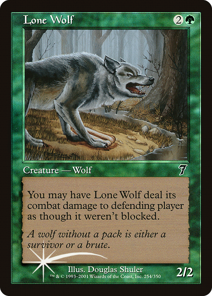Lone Wolf — Seventh Edition — Magic: The Gathering