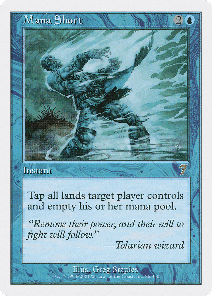 Mana Short — Seventh Edition — Magic: The Gathering