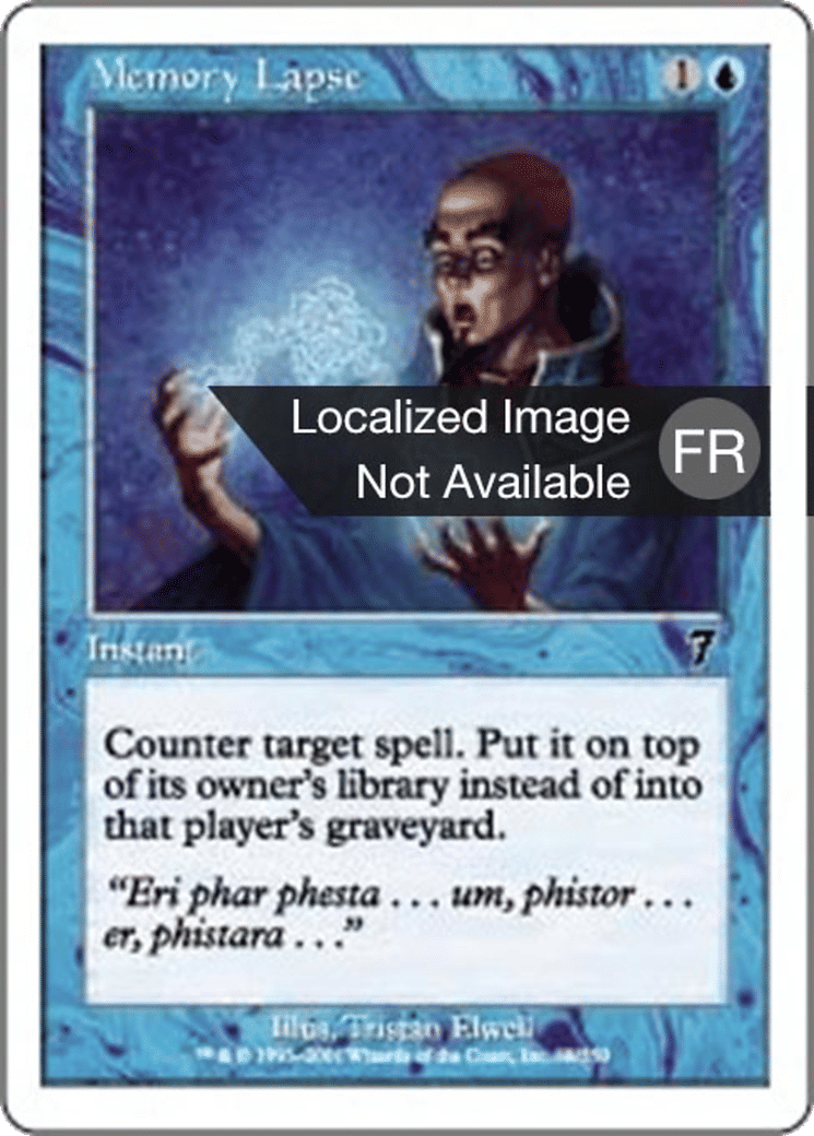 Trou de mémoire — Seventh Edition — Magic: The Gathering