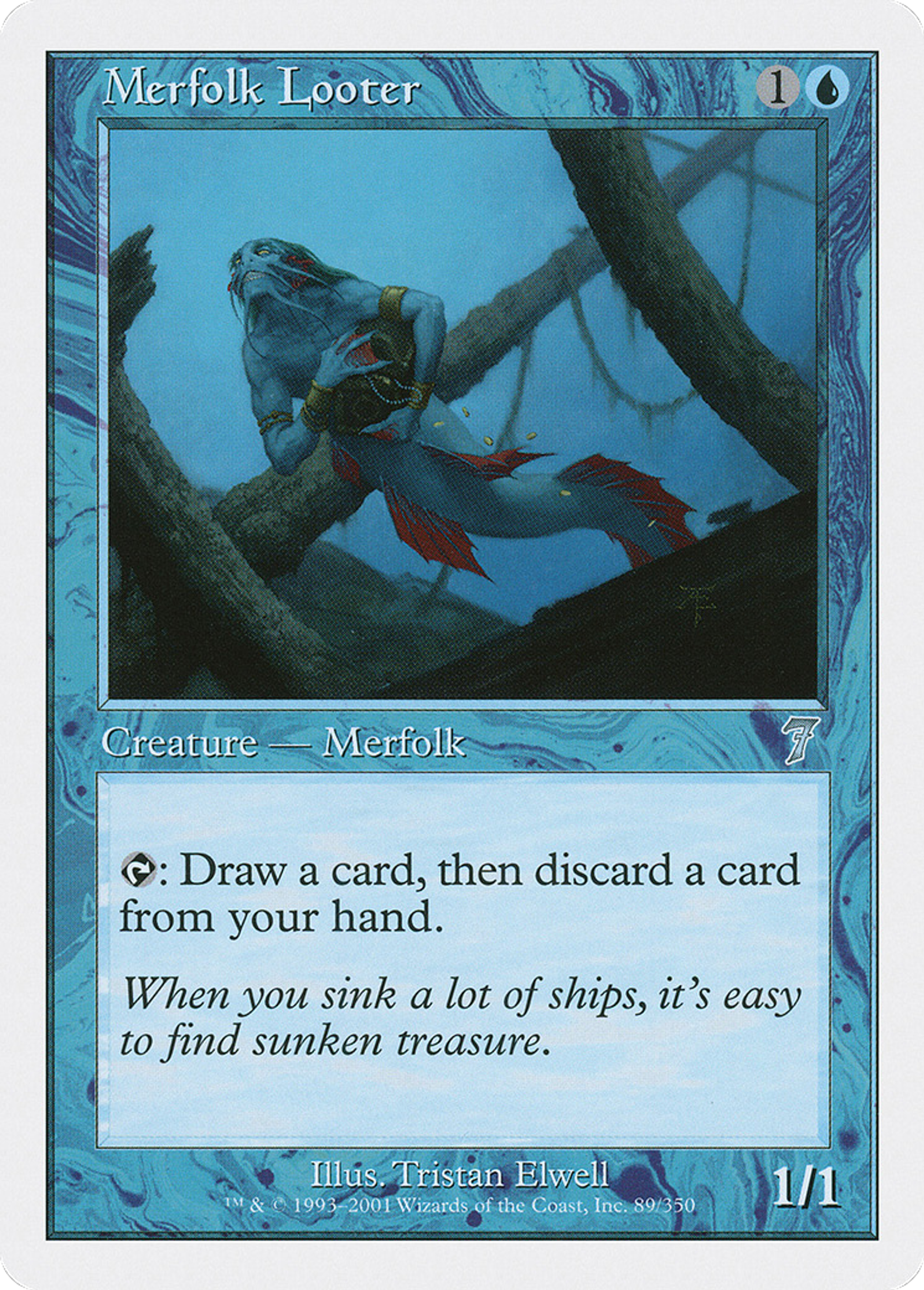 Détrousseur ondin — Seventh Edition — Magic: The Gathering