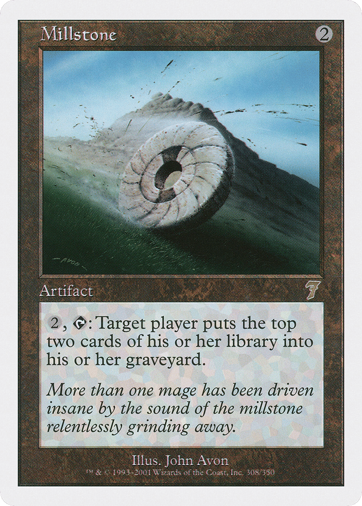Millstone — Seventh Edition — Magic: The Gathering