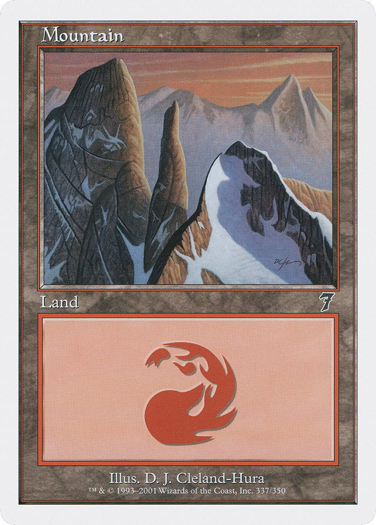 Mountain — Seventh Edition — Magic: The Gathering