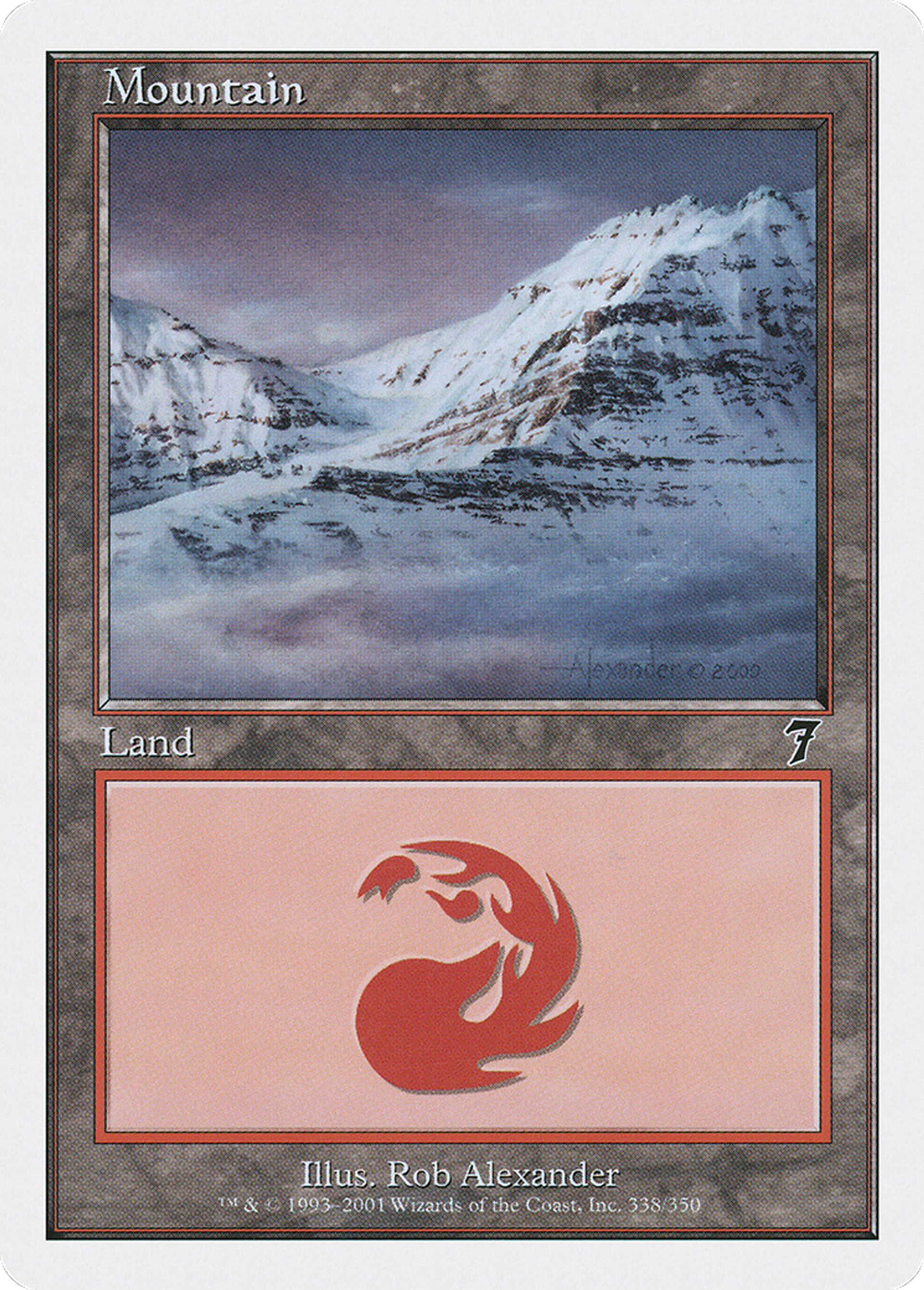 Mountain — Seventh Edition — Magic: The Gathering