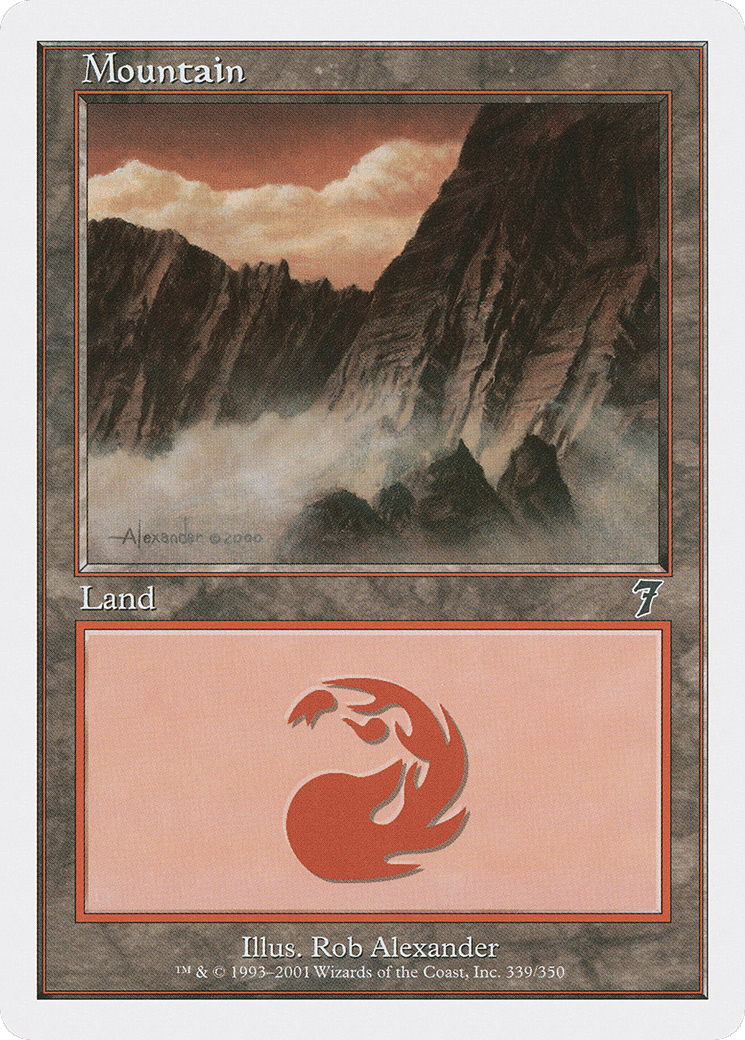 Mountain — Seventh Edition — Magic: The Gathering