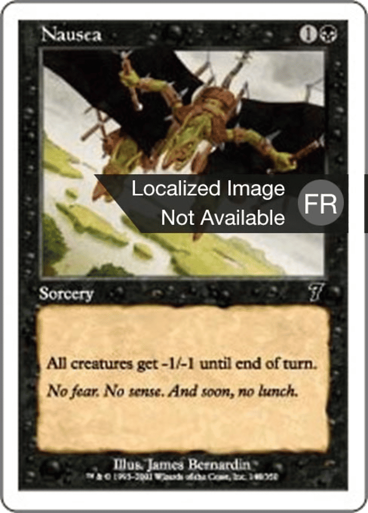 Nausée — Seventh Edition — Magic: The Gathering