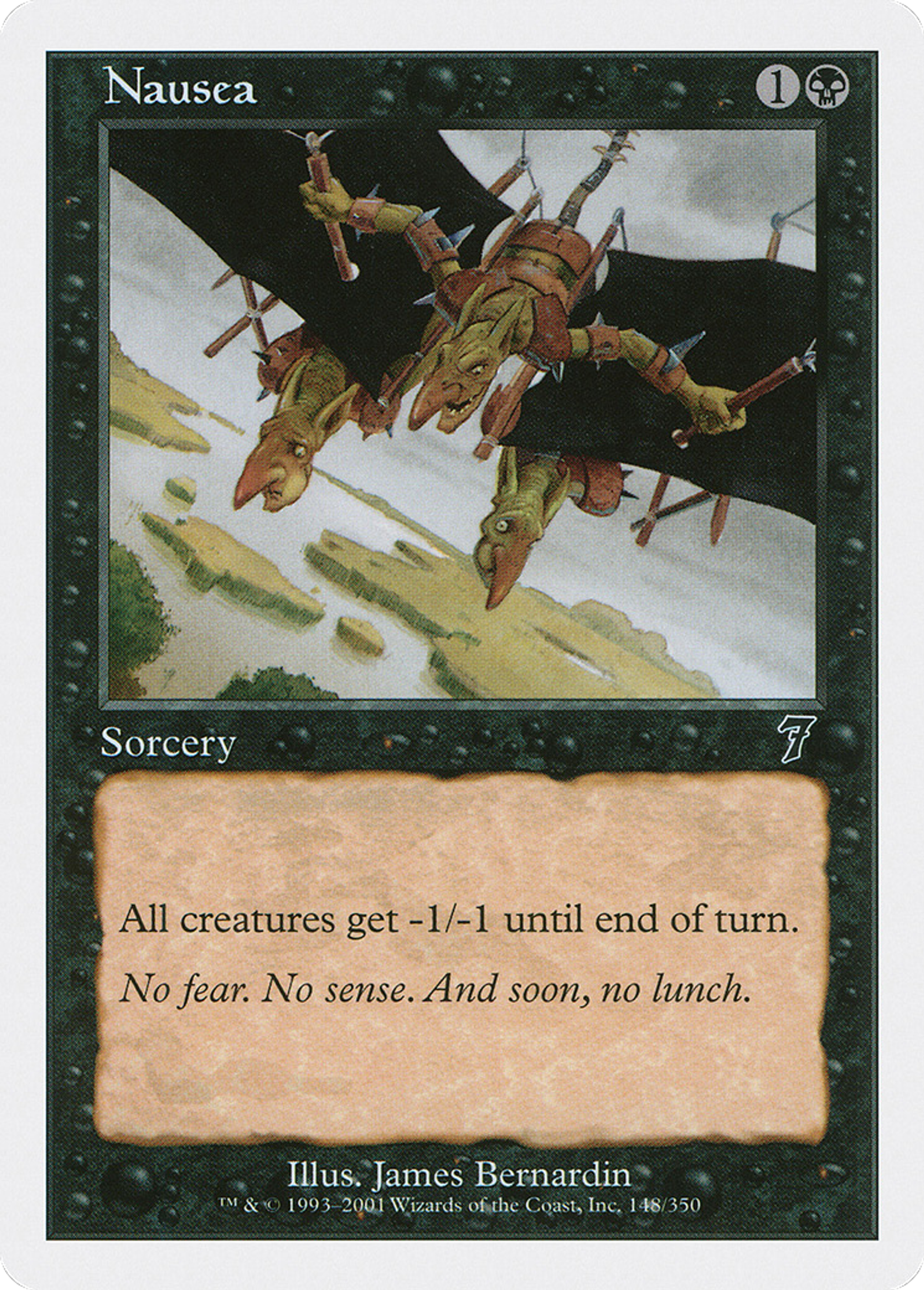 Nausea — Seventh Edition — Magic: The Gathering