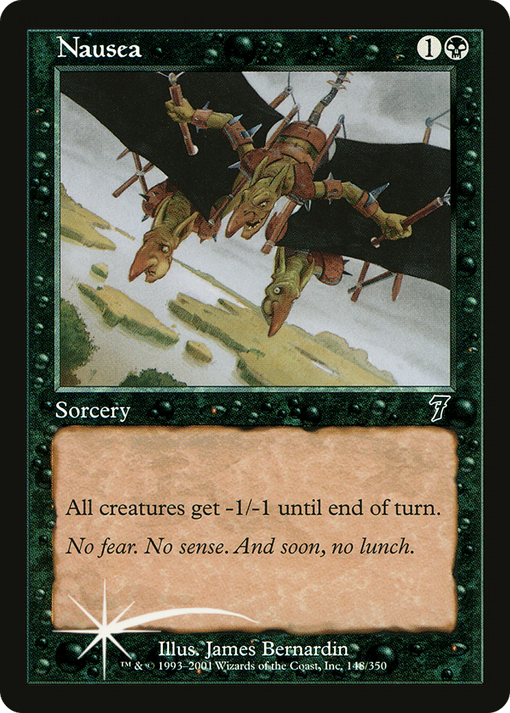 Nausea — Seventh Edition — Magic: The Gathering