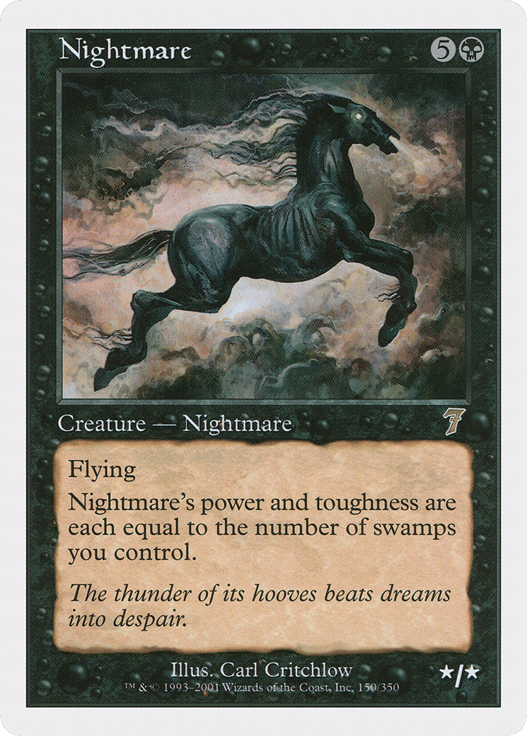Nightmare — Seventh Edition — Magic: The Gathering