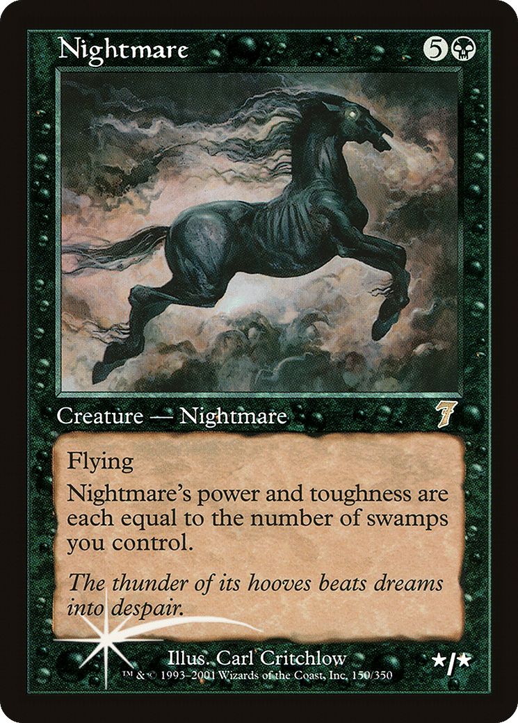 Nightmare — Seventh Edition — Magic: The Gathering